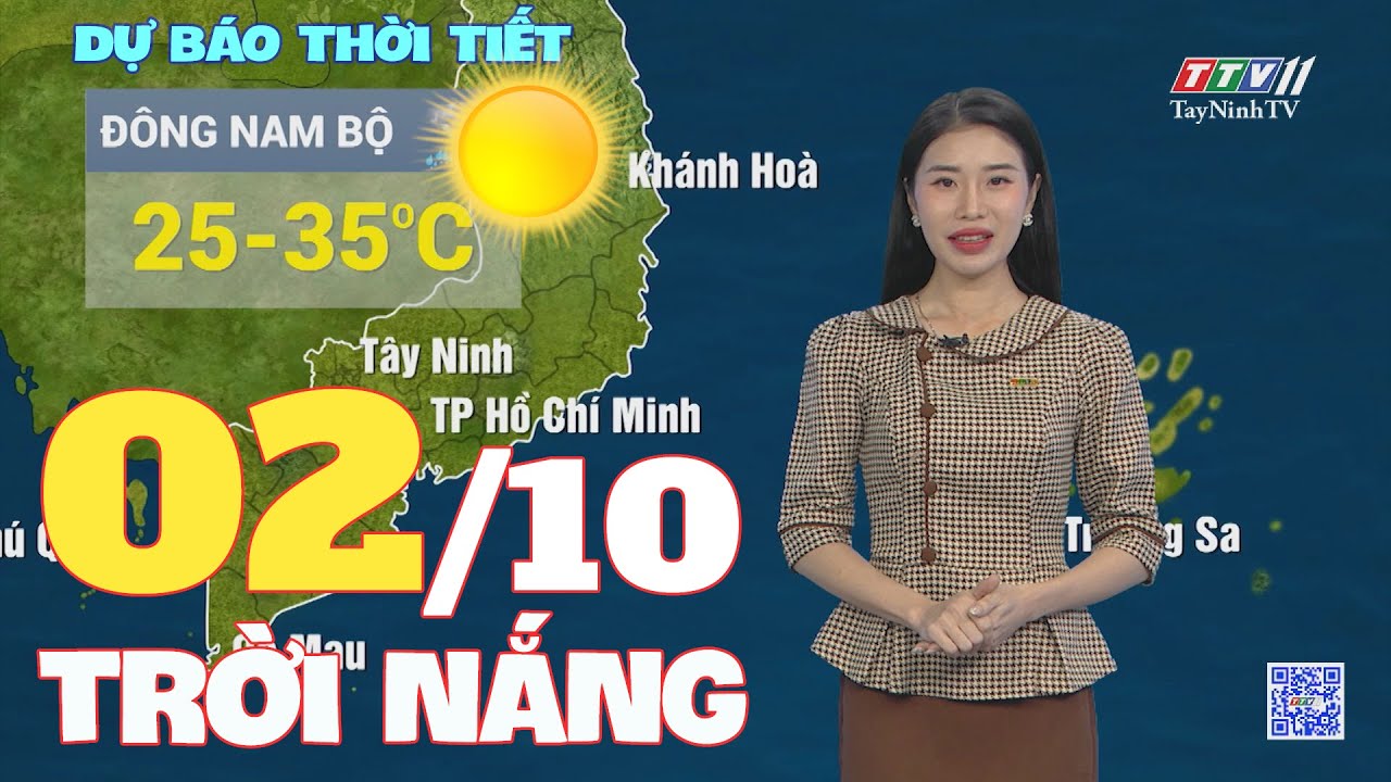 Bản tin thời tiết 02-10-2024 | TayNinhTVENT